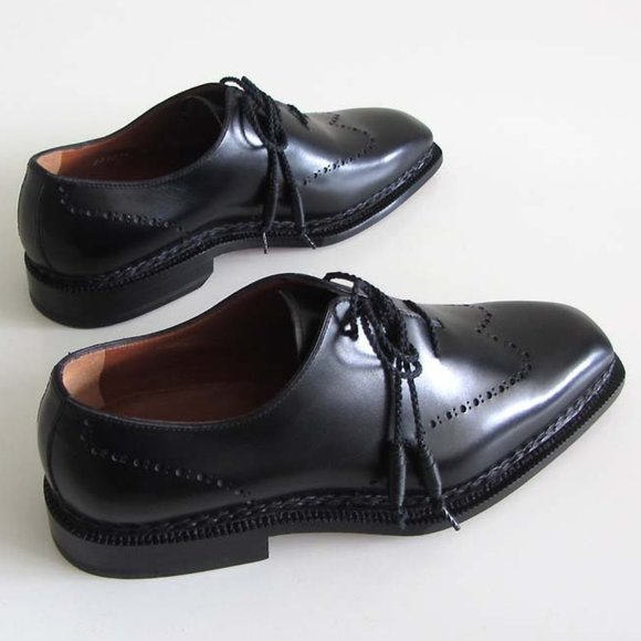 new RARE MORESCHI Tirolese wholecut brogue shoes - Picture 6 of 8